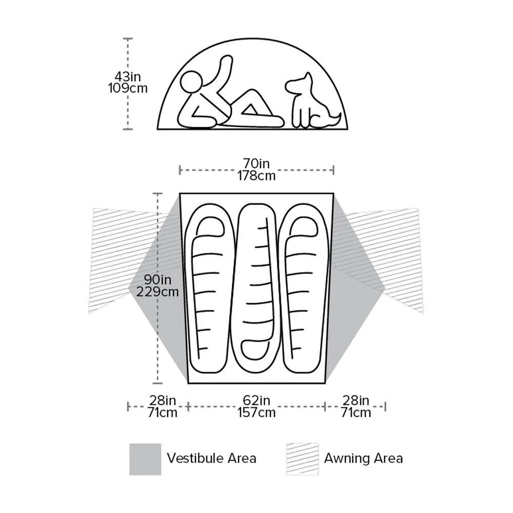 Big Agnes Copper Spur HV UL3 3 Person Tent - Image 3