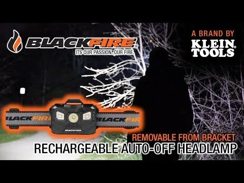 BlackFire Rechargeable 400 Lumen Auto-Off Headlamp - Image 4
